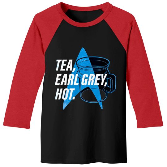 Next Generation Tea Earl Grey Graphic Baseball Tees