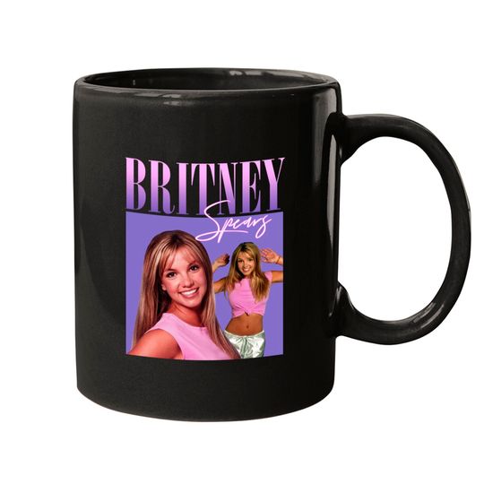 Britney Spears 90s Vintage Hip-Hop Mugs