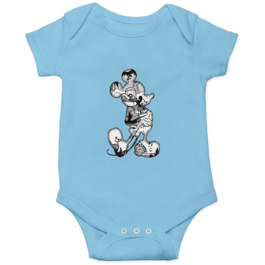 Discover Disney Unisex Onesies: Mickey Mouse Vintage Infill