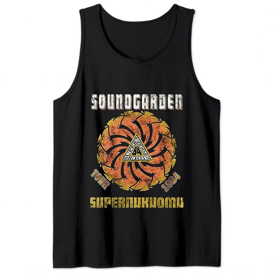 Soundgarden Men's Superunknown Spiral Tank Tops