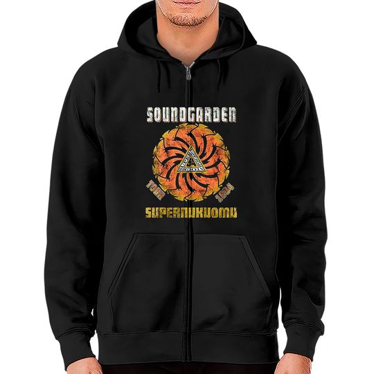 Soundgarden Men's Superunknown Spiral Zip Hoodies