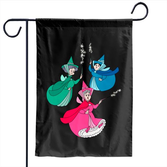 Fairy Godmothers - Sleeping Beauty - Garden Flags