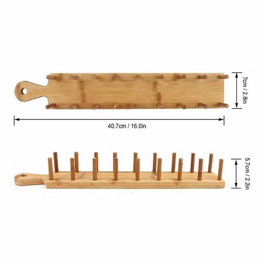 Bamboo Taco Holder Stand Plate Tray - Rack Holds 8 Soft or Hard Shell Tacos