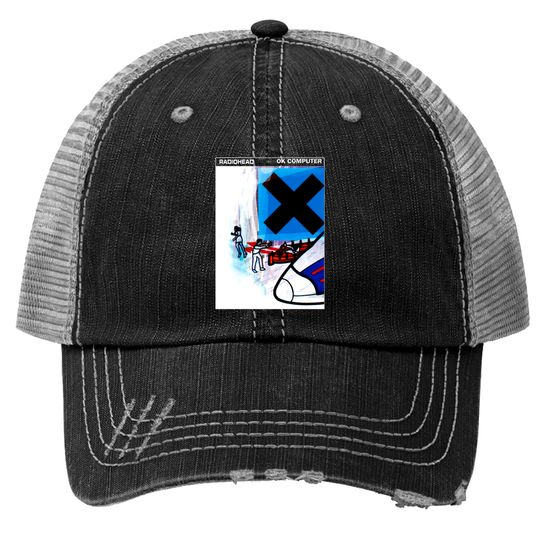Radiohead Ok Computer Trucker Hats