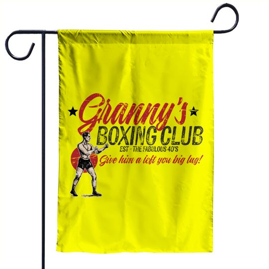 Granny's Boxing Club - Disney World - Garden Flags