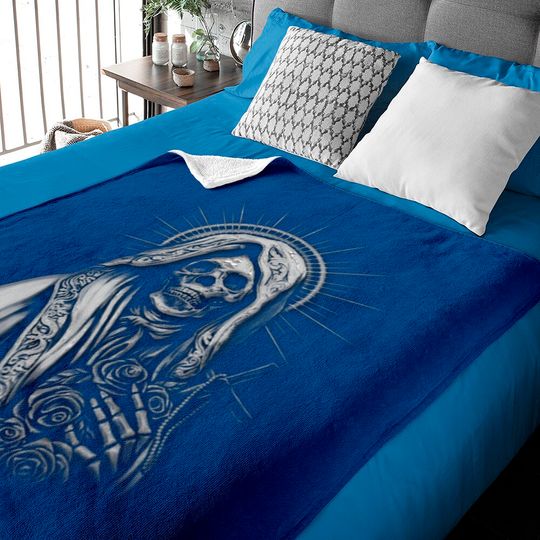 Santa Muerte - Santa Muerte - Baby Blankets