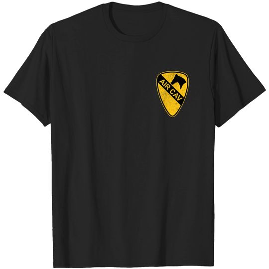 Air Cav Helicopter Badge 1st Cavalry Division Emblem Gift - Air Cav Helicopter Badge - T-Shirt
