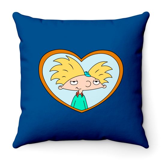 Helga's Locket - Hey Arnold - Throw Pillows