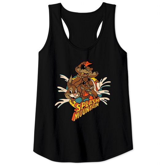 Splash Mountain Retro Style - Splash Mountain Disney - Tank Tops