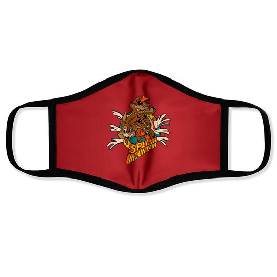 Splash Mountain Retro Style - Splash Mountain Disney - Face Masks