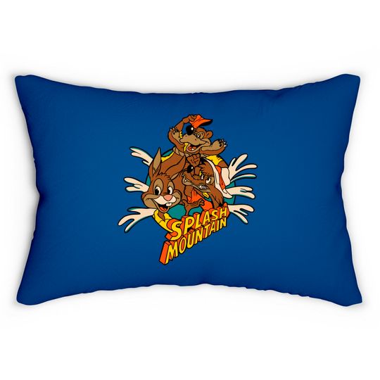 Splash Mountain Retro Style - Splash Mountain Disney - Lumbar Pillows