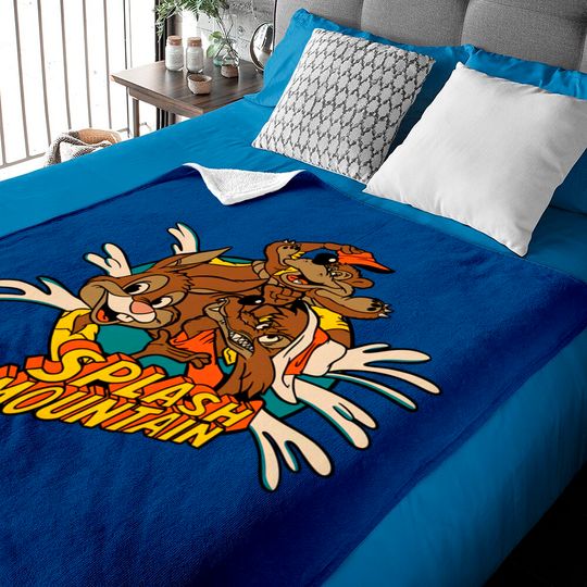 Splash Mountain Retro Style - Splash Mountain Disney - Baby Blankets