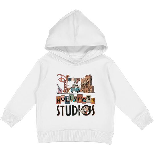 Vintage Disney Hollywood Studios Kids Pullover Hoodies