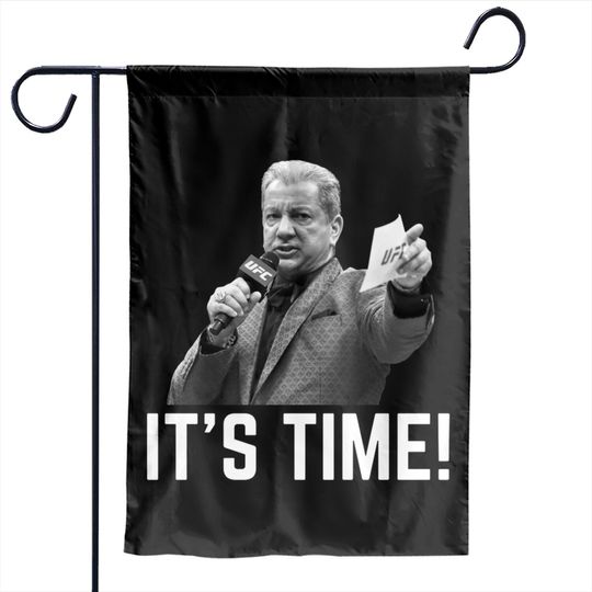 Bruce Buffer It's Time! - Ufc - Garden Flags