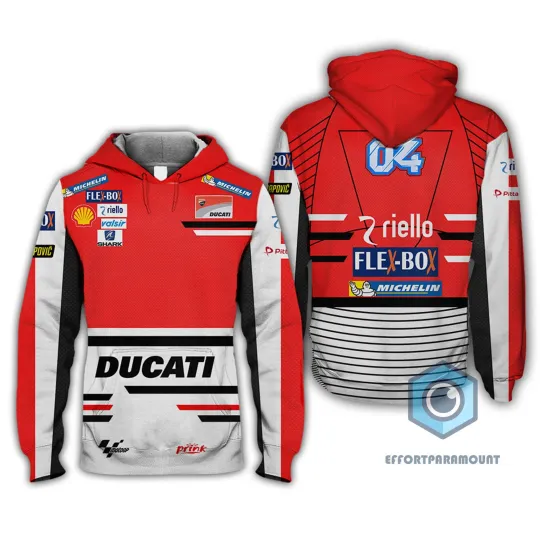 Discover Moto Grand Prix Andrea Dovizioso MotoGP 3D Racing Uniform Hoodie