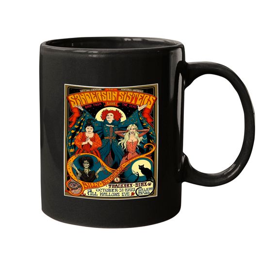 Sanderson Sisters Mugs, Hocus Pocus Mugs, Sanderson Sisters Mugs