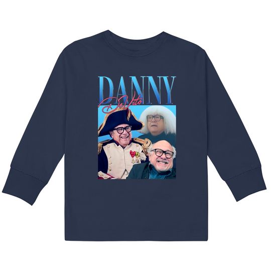 Danny DeVito Vintage Kids Long Sleeve T-Shirts