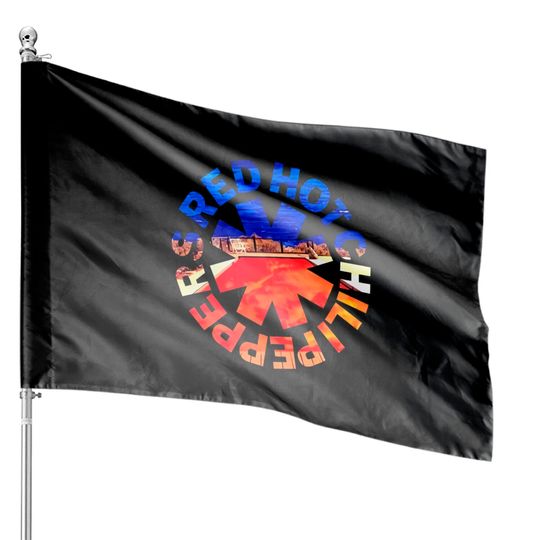 Vintage RHCP House Flags, Red Hot Chili Peppers Californication Asterisk House Flags