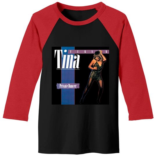 Discover Tina Turner Private Dancer Tour Ladies Baseball Tees