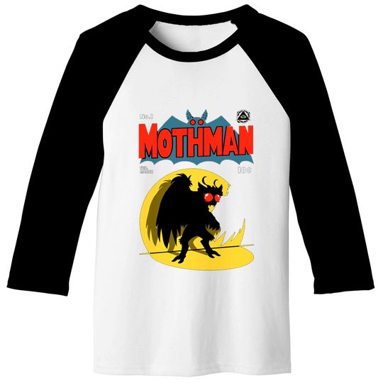 Mothman Logo - Mothman - Baseball Tees