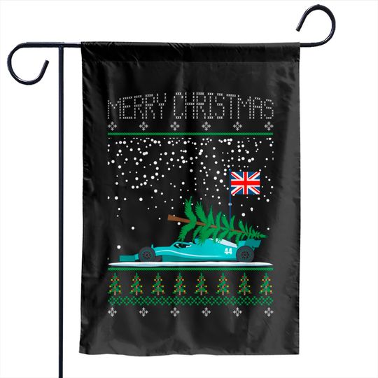 LEWIS HAMILTON CHRISTMAS - Lewis Hamilton - Garden Flags