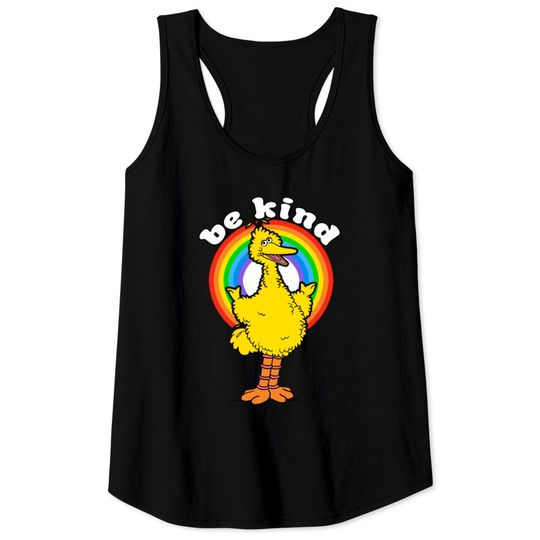Sesame Street Big Bird Be Kind Tank Tops