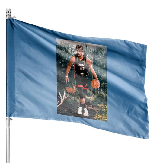 Jimmy Butler Miami House Flags