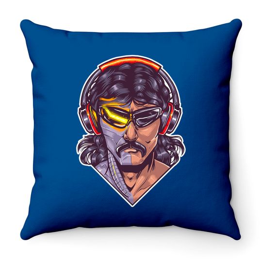 Dr. Disrespect - Twitch - Two Time - Dr Disrespect - Throw Pillows