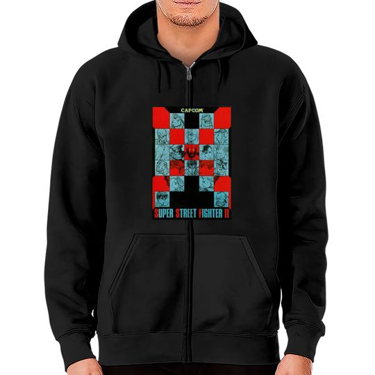 Super Street Fighter 2 turbo - Street Fighter 2 - Zip Hoodies