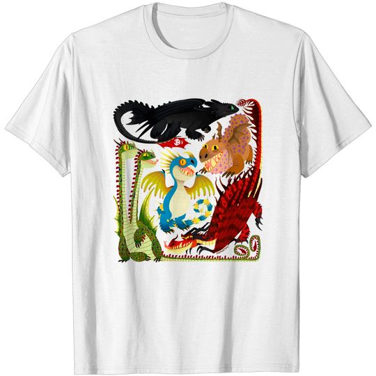 HTTYD- Toothless and the Dragon Gang - How To Train Your Dragon - T-Shirt