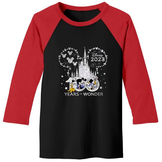 Disney 100 Years Of Wonder Baseball Tees, Mickey And Friends Baseball Tees, Disney Trip Baseball Tees