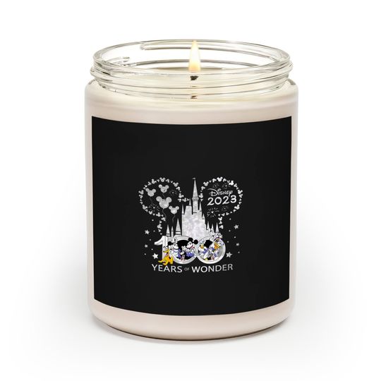 Disney 100 Years Of Wonder Scented Candles, Mickey And Friends Scented Candles, Disney Trip Scented Candles