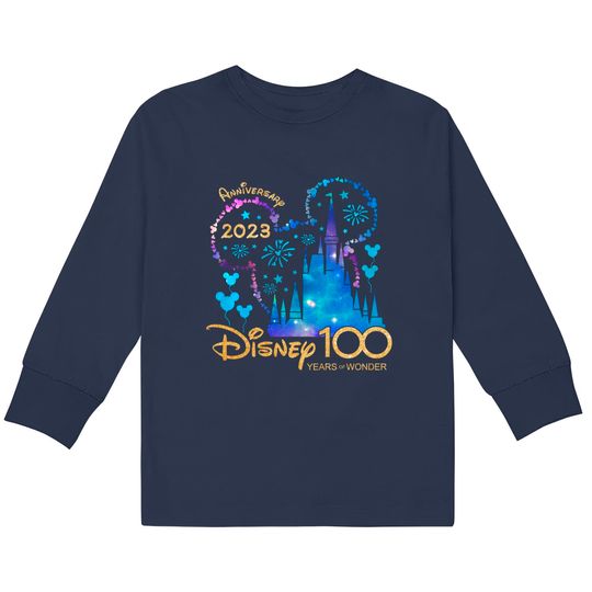 Disney 100th Anniversary Kids Long Sleeve T-Shirts