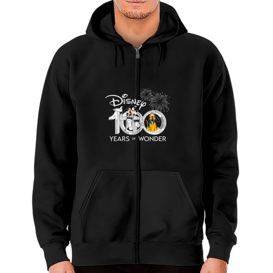 100th Disney Anniversary Zip Hoodies, Disney Comfort Colors Zip Hoodies