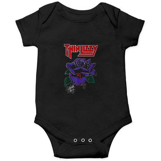 Thin Lizzy  Black Rose Color Onesies