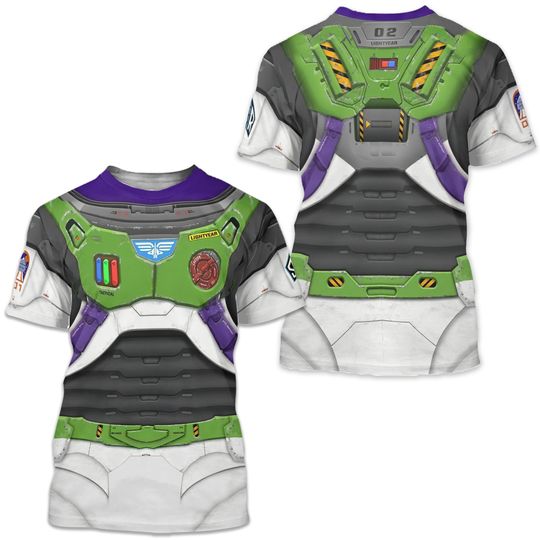 Buzz Lightyear Shirt, Disney Lightyear 2022 Costume