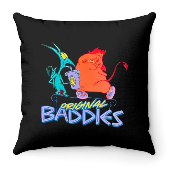 Funny Pain and Panic Baddies Throw Pillows / Disney Hercules Villains