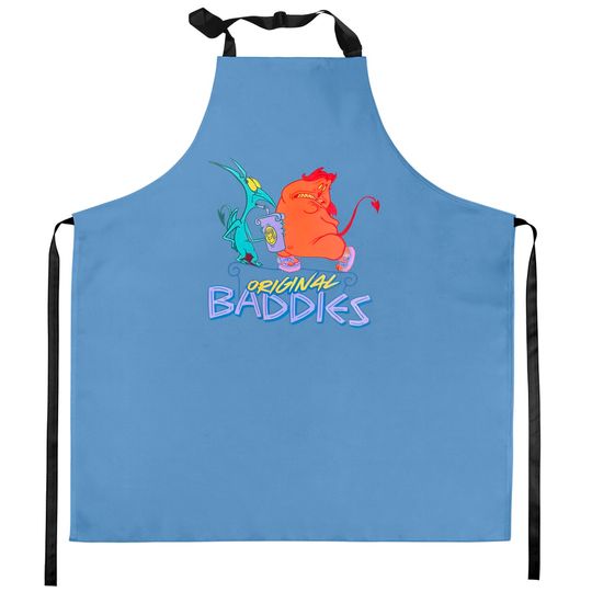 Funny Pain and Panic Baddies Kitchen Aprons / Disney Hercules Villains