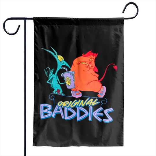 Funny Pain and Panic Baddies Garden Flags / Disney Hercules Villains