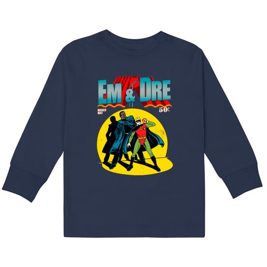 Slim Shady Eminem and Dr.Dre Kids Long Sleeve T-Shirts