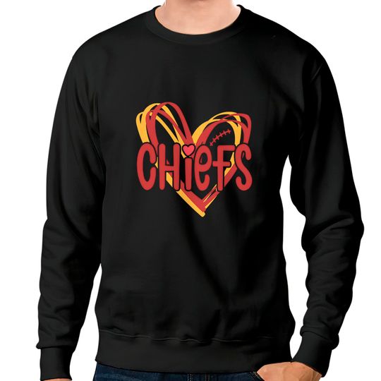 KC Chiefs sweatshirt, KC Chiefs in my heart shirt, Kansas