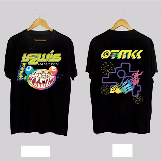 2 Sides - Lewis Hamilton x Takashi Murakami Flame Out Double sided shirt