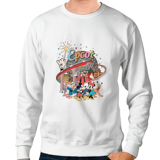 Comfort Colors Disney Epcot Sweatshirts, Epcot World Sweatshirts