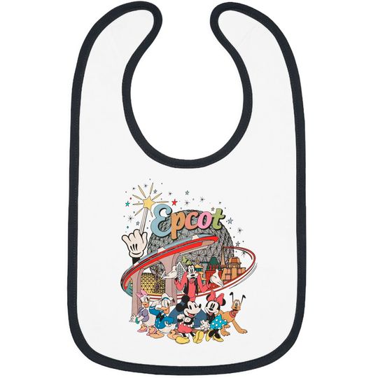Comfort Colors Disney Epcot Bibs, Epcot World Bibs