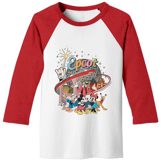 Comfort Colors Disney Epcot Baseball Tees, Epcot World Baseball Tees