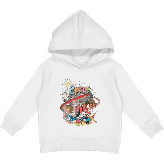 Comfort Colors Disney Epcot Kids Pullover Hoodies, Epcot World Kids Pullover Hoodies