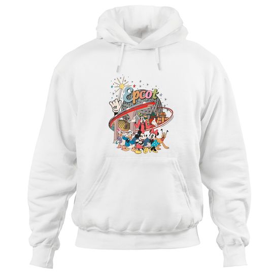 Comfort Colors Disney Epcot Hoodies, Epcot World Hoodies