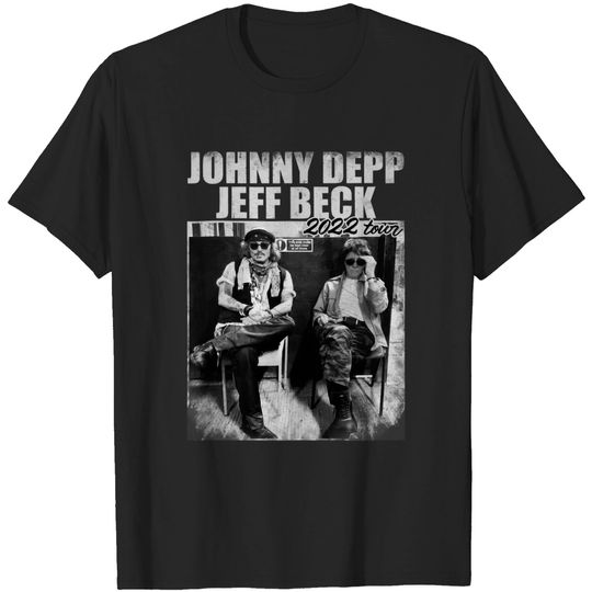 Jeff Beck And Johnny Depp 2022 Tour Shirt