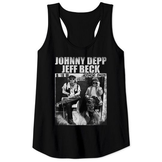 Jeff Beck And Johnny Depp 2022 Tour Tank Tops