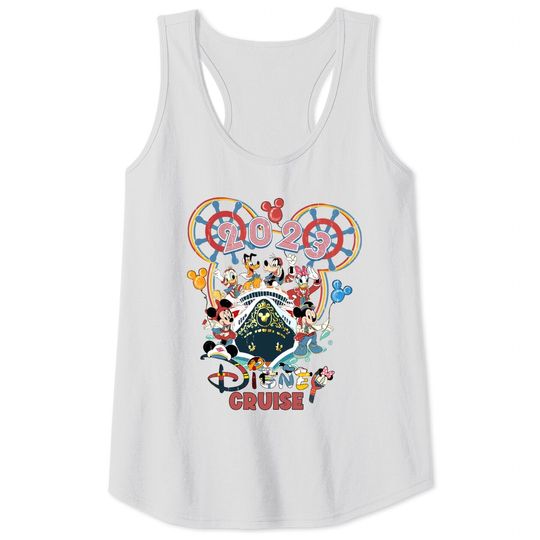 Disney Cruise 2023 Tank Tops, Disney Pirate Tank Tops, Disney Family Cruise Tank Tops